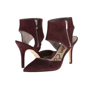 Sam Edelman Zaida Pump Burgundy Suede sz 7